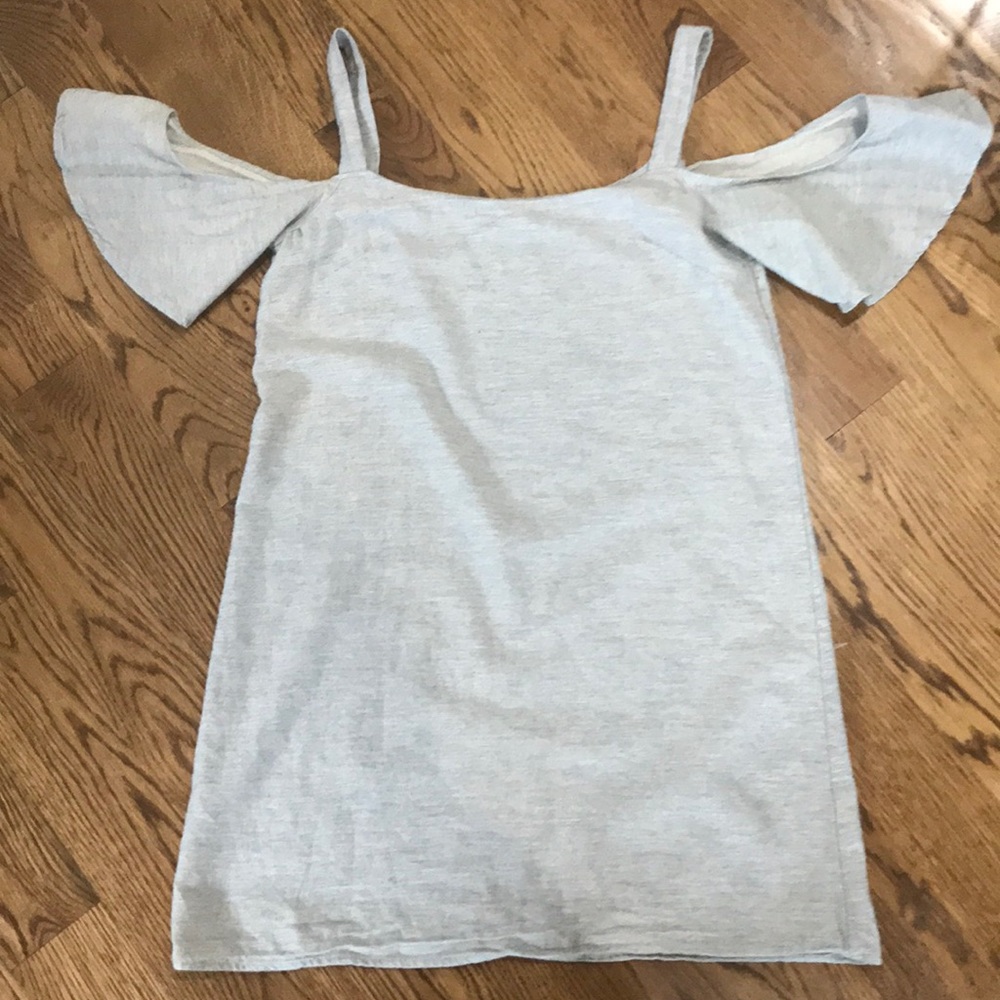 Peppermint Cold Shoulder Dress.